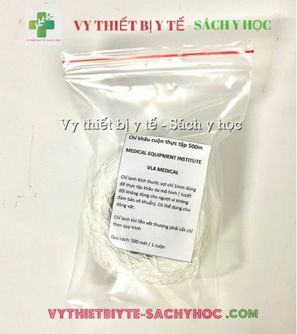 Chỉ khâu thực tập khâu vết thương (cuộn to 500m)