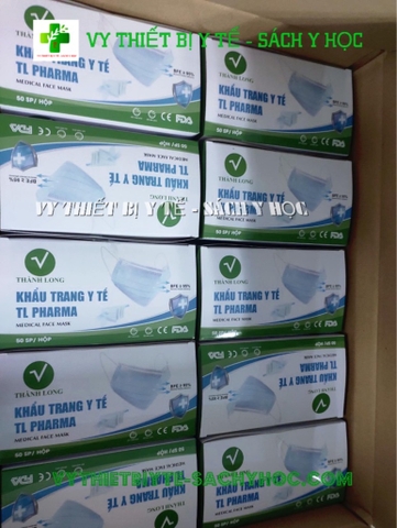 Khẩu trang y tế TL Pharma ( 1 hộp - Còn Hàng bán tại quầy )