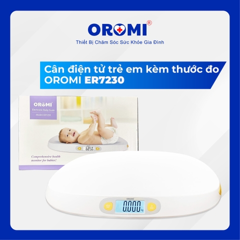 Cân Điện Tử Trẻ Em Kèm Thước Đo Oromi - ER7230