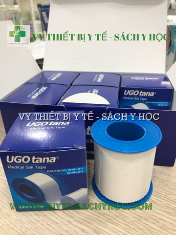 Băng dính cuộn vải lụa y tế UGOTANA 5cmx5m
