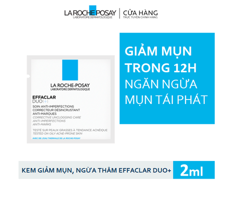 Kem Dưỡng La Roche - Posay EFFACLAR DUO+ Mini 2ml