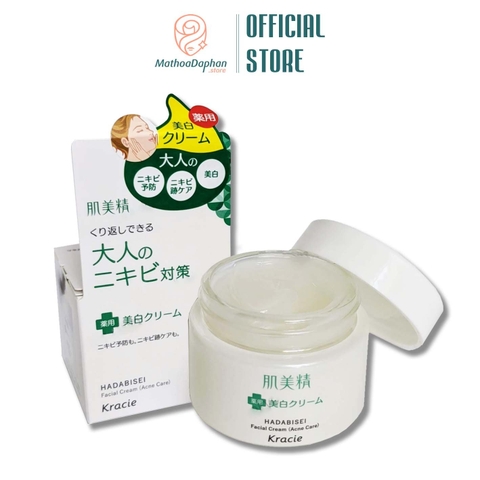 Kem Dưỡng Kracie Hadabisei Facial Cream (Acne Care) 50g