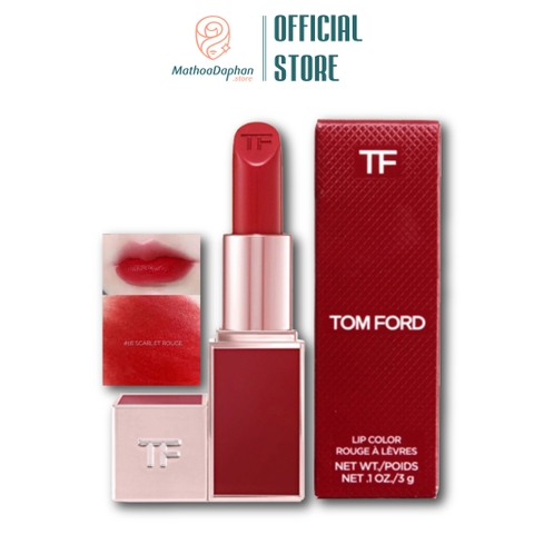 [VỎ ĐỎ MẪU MỚI]Son Tom Ford Rouge À Lèvres 16 Scarlet Rouge Scented