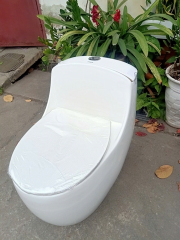 Bồn cầu liền khối men nano kháng khuẩn dễ vệ sinh FX-1560