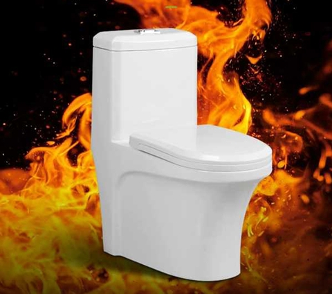 Bồn cầu liền khối men nano kháng khuẩn MN-1220