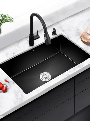 Chậu rửa bát 1 hố cỡ lớn Kích thước 75x45 thương hiệu GRÜNDER