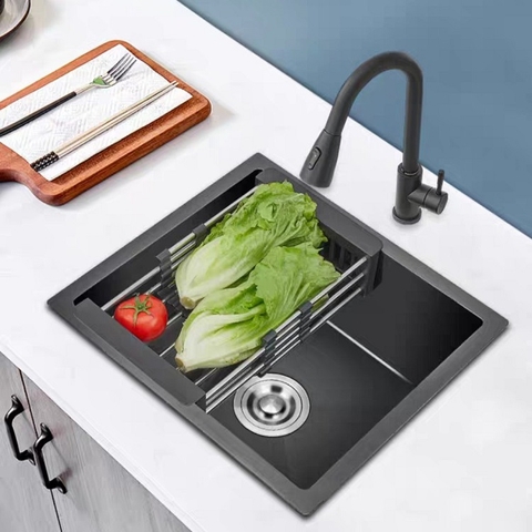 Chậu rửa bát 1 hố GRÜNDER kích thước 50 x 45CM