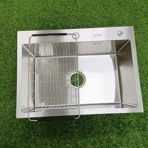 Chậu rửa bát 1 hố FOXIS kích thước 62x45cm