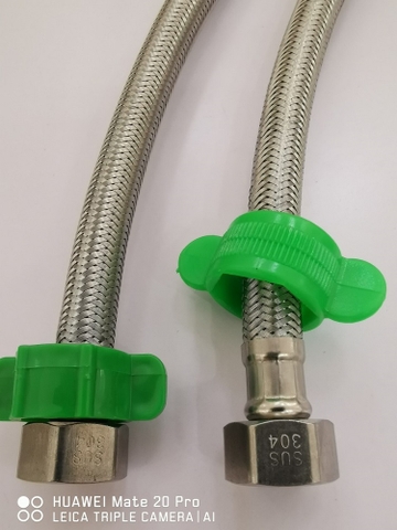 Dây cấp nước inox 304 20cm, 30cm, 40cm, 50cm, 60cm, 70cm sản xuất theo yêu cầu