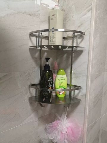 Kệ đựng mỹ phẩm phòng tắm inox 304