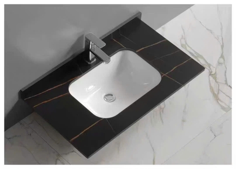 Thanh lý bàn đá kèm chậu lavabo âm bàn