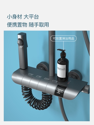 Sen cây điều chỉnh nhiệt độ màu ghi xám cao cấp GRÜNDER GR-SN952K