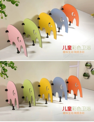 Vách ngăn nhà vệ sinh trẻ em cho trường học mầm non