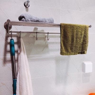 Vắt khăn giàn inox 304 thông minh gập xoay 90 độ MN-81002