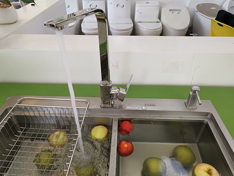 Vòi chậu rửa chén nóng lạnh FX-621C