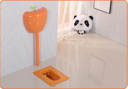 Xí xổm trẻ em màu cam