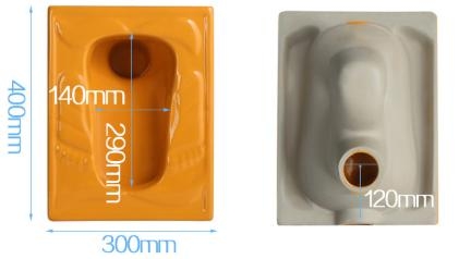 Xí xổm trẻ em màu hồng