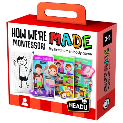 HOW WE ARE MADE -Bộ thẻ chơi MONTESSORI giúp phát triển trí não cho trẻ