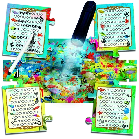 EXPLORE THE SEA LIFE - Bộ xếp hình và dụng cụ khám phá thế giới sinh vật biển