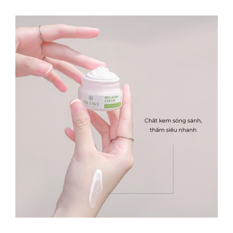 Kem nám và tàn nhang ban đêm Truesky Melasma Cream chiết xuất tảo biển 20g