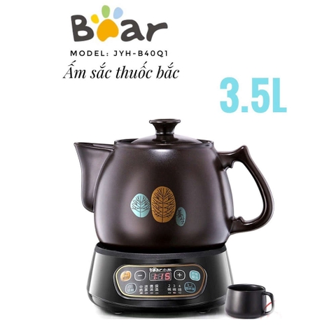 Ấm sắc thuốc tự động cao cấp Bear JYH-B40Q1 dung tích 3.5L