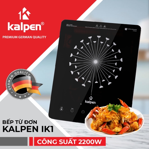 Bếp từ đơn Kalpen IK1 công suất 2200W tặng Nồi lẩu Inox 30cm
