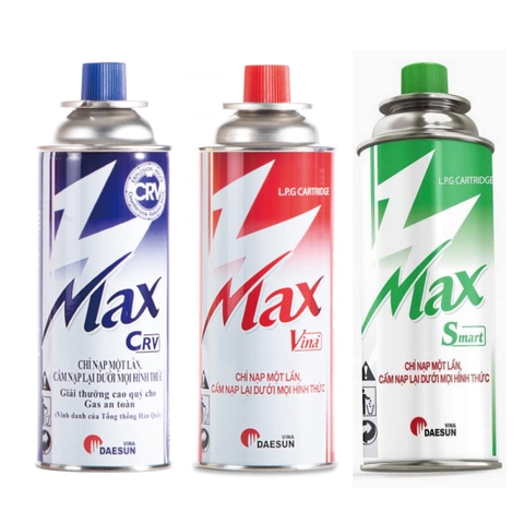 Bình gas mini Maxsun 520ml (màu ngẫu nhiên)