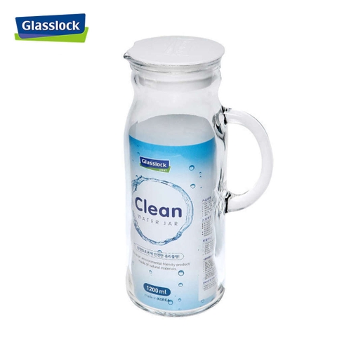 Bình Nước Thủy Tinh Glasslock Hàn Quốc Dung Tích 1000ml Có Tay Cầm IJ913