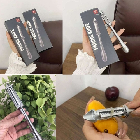 Dụng cụ bào gọt tạo sợi inox 304 Zwilling 3 trong 1 đa năng  chuẩn Đức