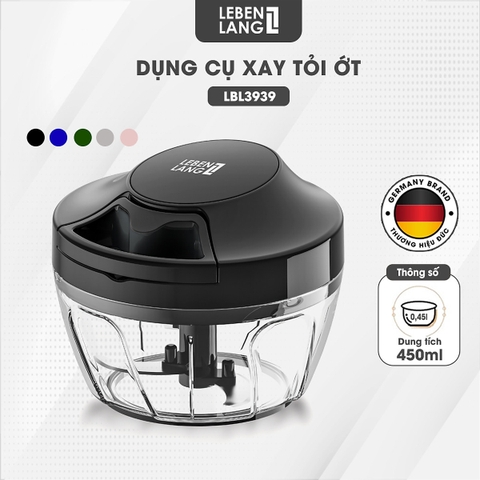 Dụng cụ xay tỏi ớt, thực phẩm Lebenlang LBL3939 450ml