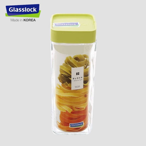 Hũ thủy tinh vuông Glasslock Hàn Quốc IP606 dung tích 1300ml