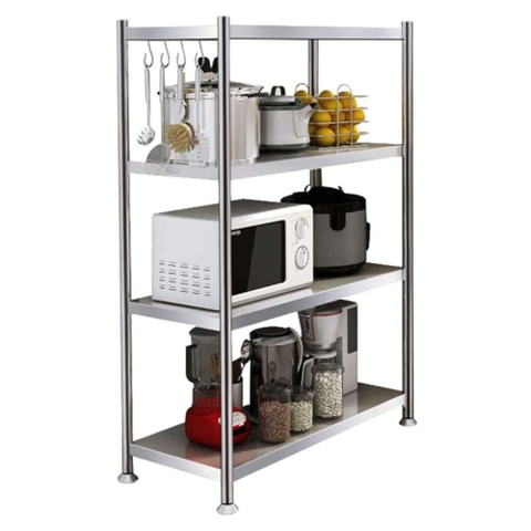 Kệ Inox 4 tầng lắp ghép thông minh Kalpen rộng 60cm