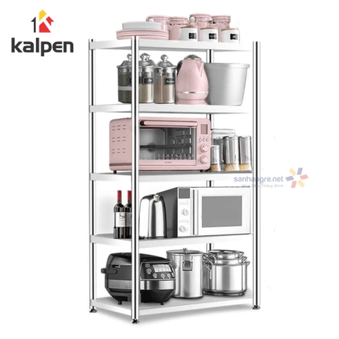 Kệ Inox 5 tầng lắp ghép thông minh Kalpen rộng 60cm