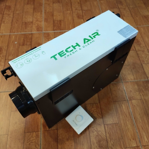 Máy cấp khí tươi 250m3/h Tech Air 4 màng lọc công nghệ Nhật Bản khiển APP