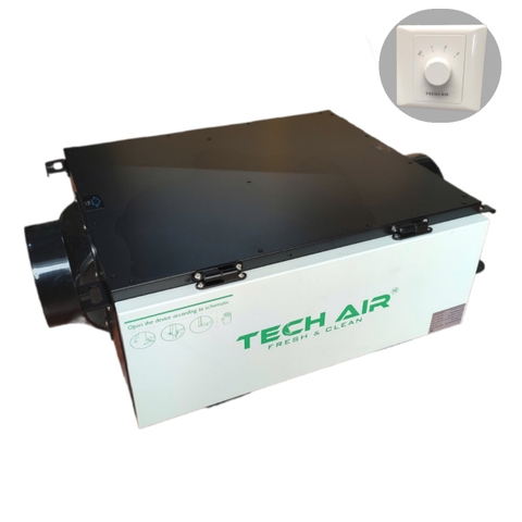 Máy cấp khí tươi Tech Air lưu lượng 350m3/h 4 cấp lọc PM2.5 điều khiển cơ