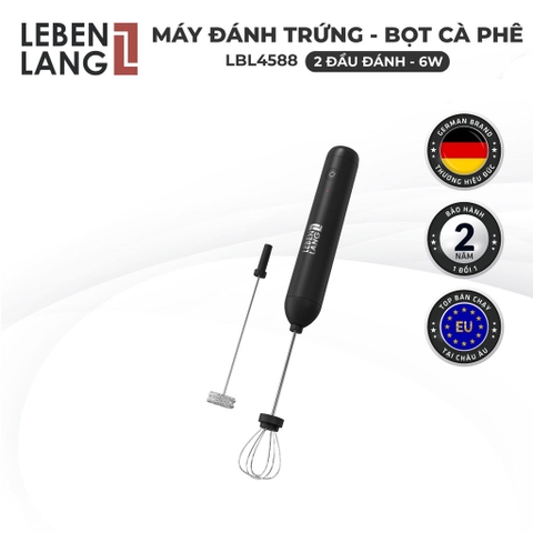 Máy đánh trứng tạo bọt cafe Lebenlang chuẩn Đức bảo hành 2 năm LBL4588
