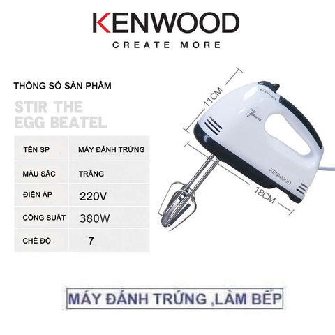 Máy đánh trứng kenwood KE-133 380w