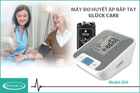 Máy Đo Huyết Áp Bắp Tay Tự Động Gluck Care B56 Thương Hiệu Đức