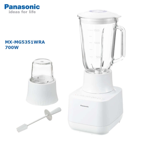 Máy xay sinh tố Panasonic MG5351WRA cối thủy tinh, công suất 700W