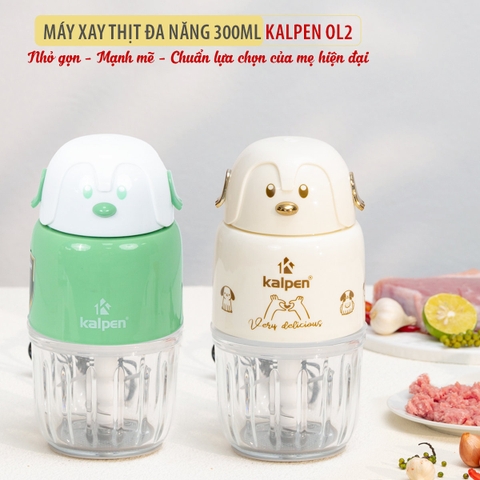 Máy xay thịt đa năng cối thuỷ tinh Kalpen OL2 dung tích 300ml