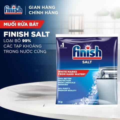 Muối rửa bát Finish Dishwasher Salt 1kg