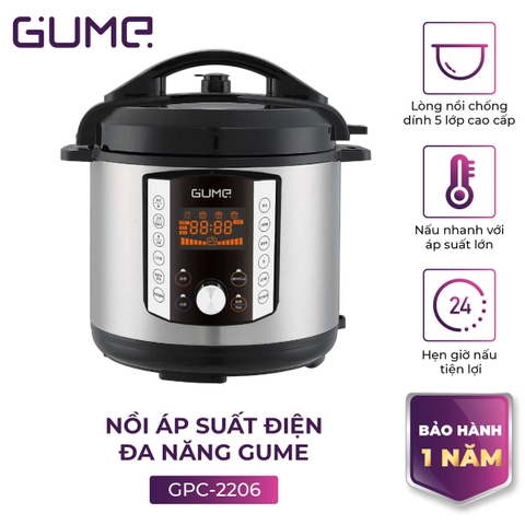 Nồi áp suất điện 5 lit Gume Hàn Quốc GPC-2206