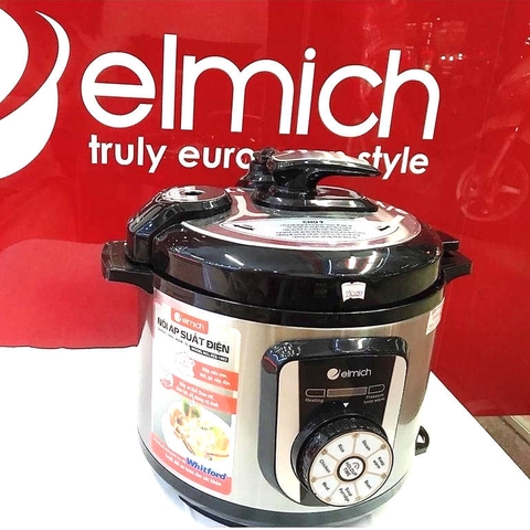 Nồi áp suất Elmich PCE-1802 dung tích 5 lít Lít Công Suất 900W, Bảo Hành 24 Tháng