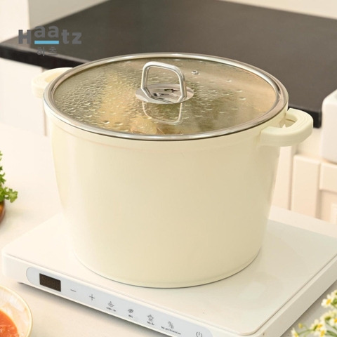 Nồi đại chống dính phủ gốm Haatz Hàn Quốc dung tích 10L size 28cm