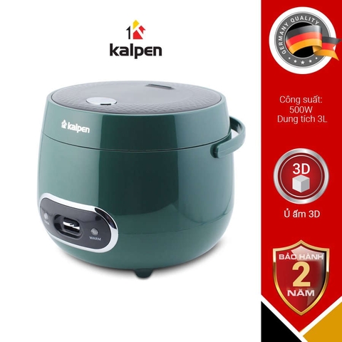 Nồi cơm điện ủ ấm 3D cao cấp Kalpen R2 dung tích 1.2L chuẩn Đức