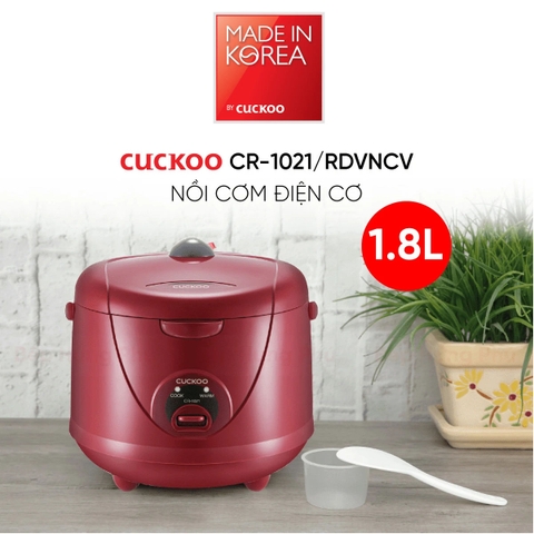 Nồi cơm điện Cuckoo CR-1021R dung tích 1.8L chính hãng Made in Korea