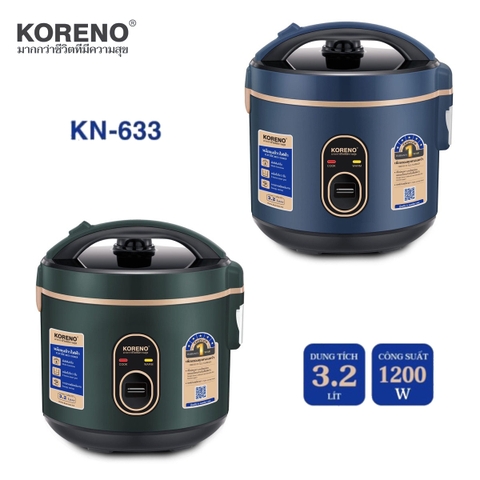 Nồi cơm điện 3D Koreno Thái Lan 3,2L KN-633 công suất 1200W