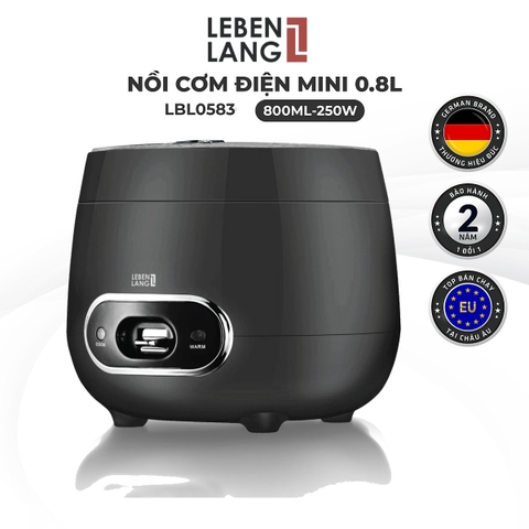 Nồi cơm điện mini lebenalang chuẩn Đức LBL0583S dung tích 0.8L
