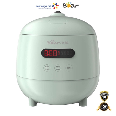 Nồi cơm điện mini đa năng Bear DFB-B12F1 dung tích 0.3 lít