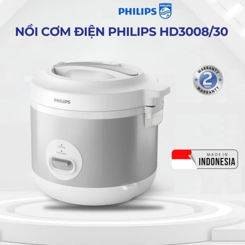 Nồi cơm nắp gài Philips 1.8 lít HD3008/30 công suất 775W Made in Indonesia